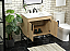 30 inch Single Bathroom Vanity in Mango Wood Finish with backsplash Option