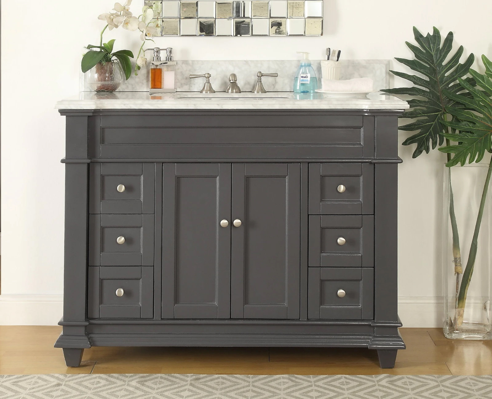 48 Bathroom Vanity With Counter