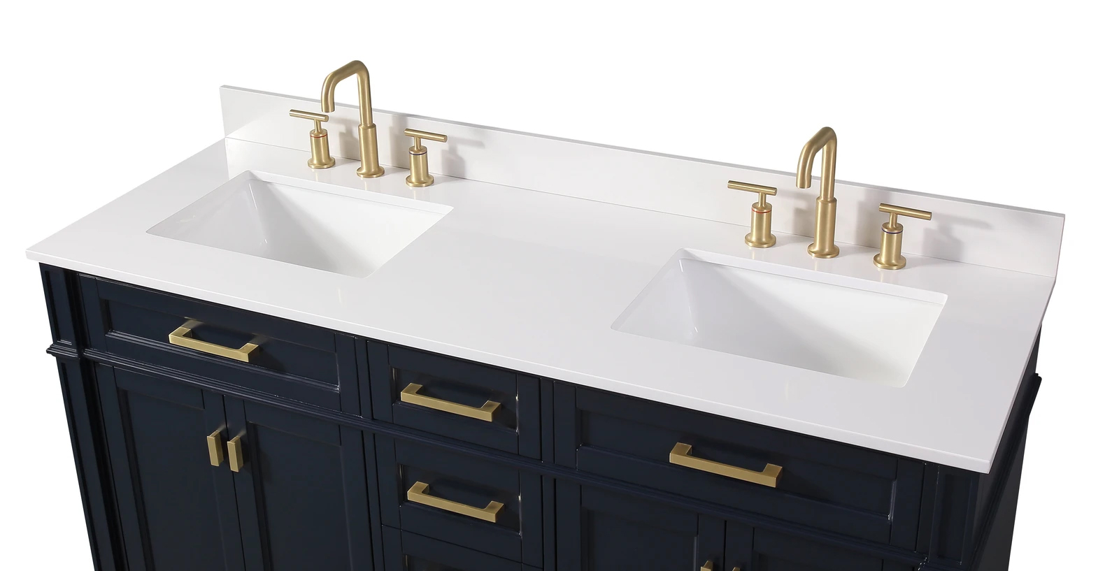 navy blue bathroom sink cabinet