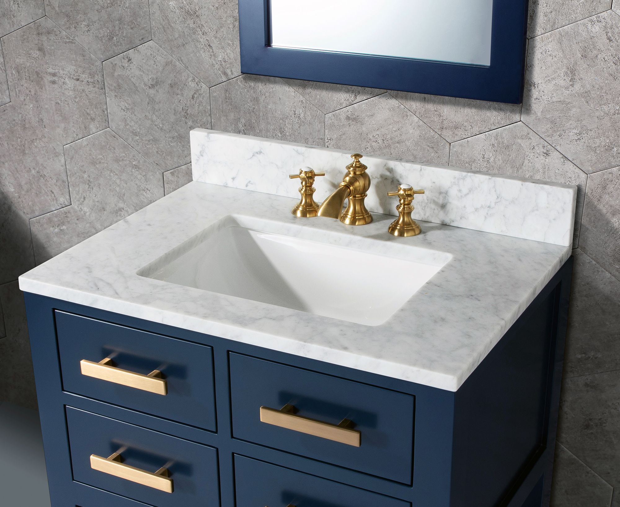 Monarch Blue Bathroom Vanity