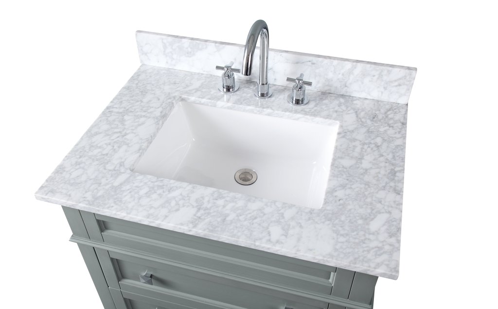 30 Gray Bathroom Vanity With Top