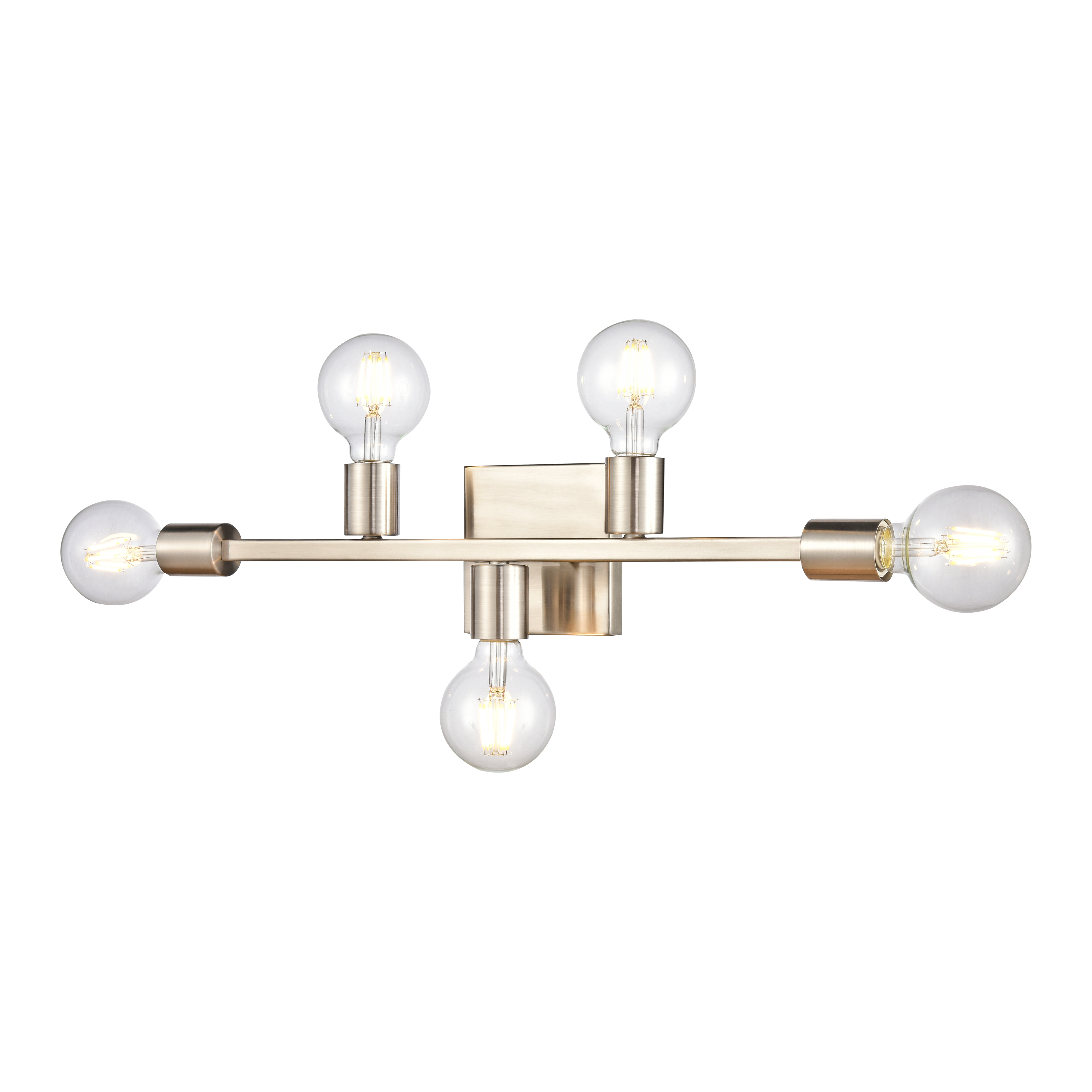 Attune 22'' Wide 5-Light Vanity Light - Satin Nickel 