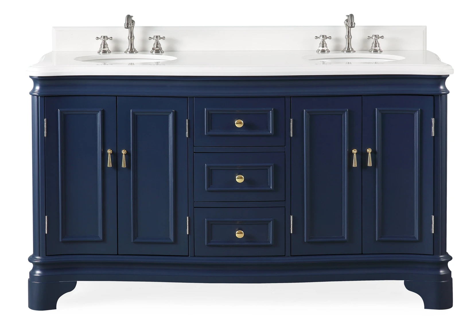 Navy Blue 60 Bathroom Vanity