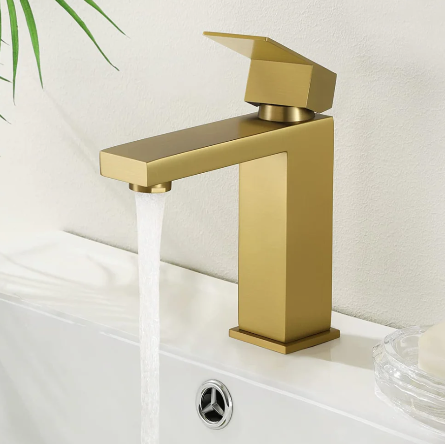 Brushed Brass Velino Single Hole Faucet 4 finishes 