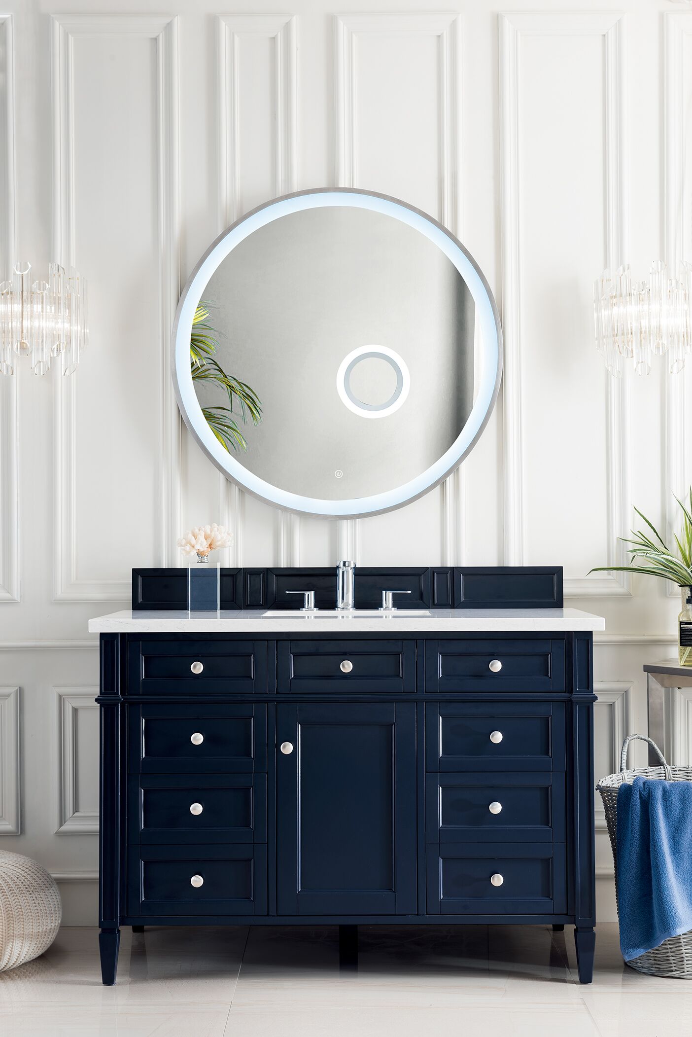 James Martin Brittany Collection 48" Single Vanity, Victory Blue