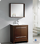 30" Modern Bathroom Vanity Wenge Finish 
