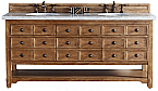 James Martin Malibu Collection 72" Double Vanity Cabinet, Honey Alder