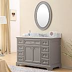 48 inch Traditional Bathroom Vanity Gray Finish