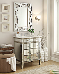 30 inch Adelina Mirrored Bathroom Vanity & Mirror