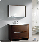 40" Modern Bathroom Vanity Wenge - Dark Brown Finish